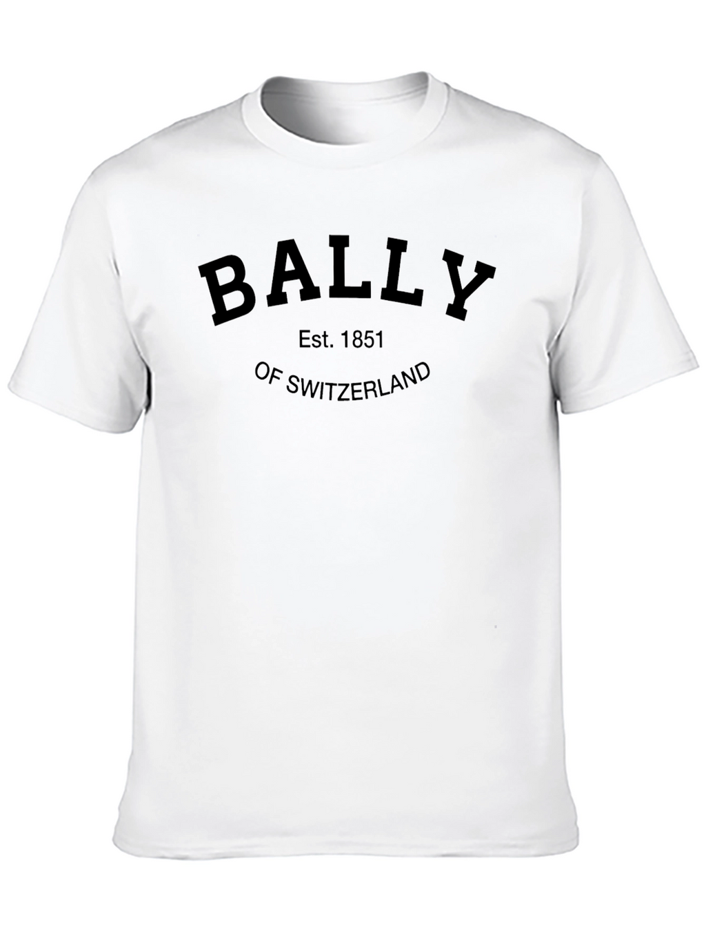BALLY Est. 1851 Switzerland Black Graphic T-Shirt