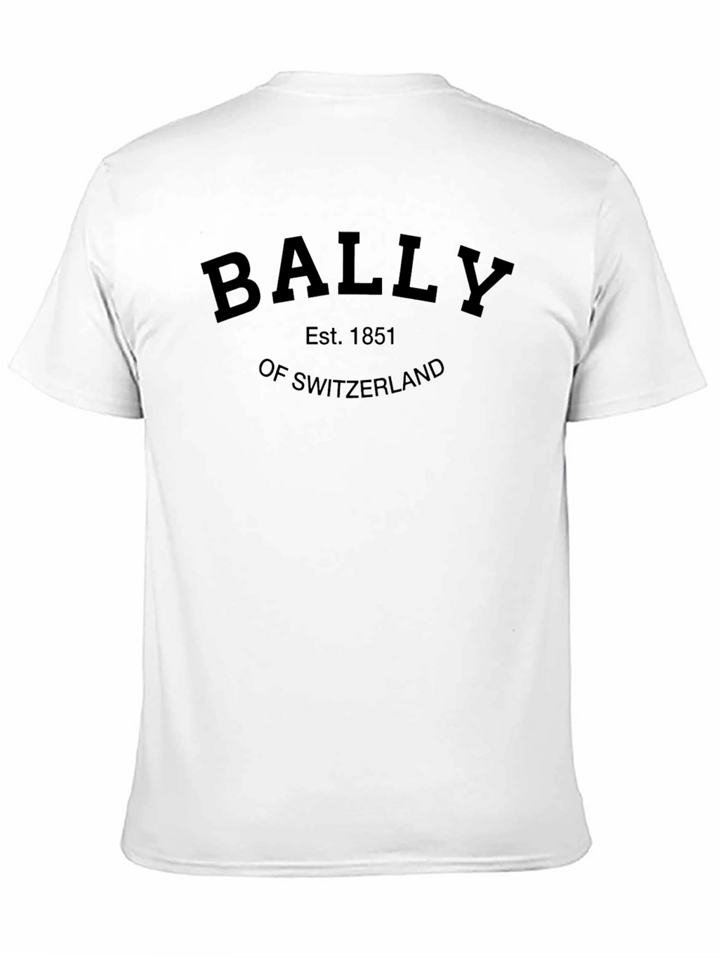 BALLY Est. 1851 Switzerland Black Graphic T-Shirt