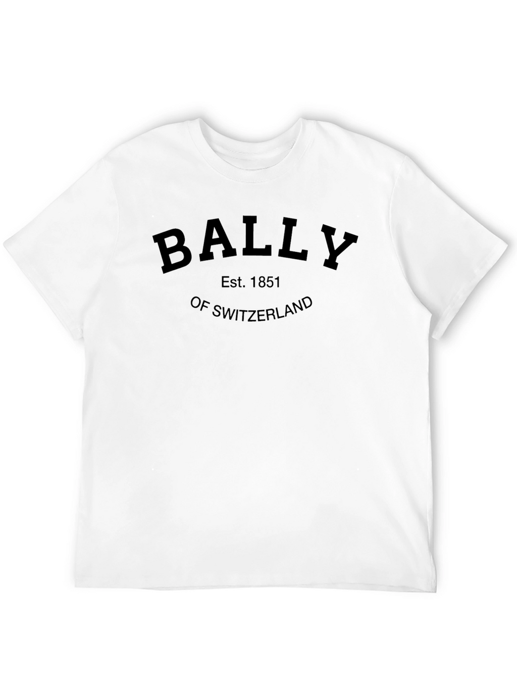 BALLY Est. 1851 Switzerland Black Graphic T-Shirt