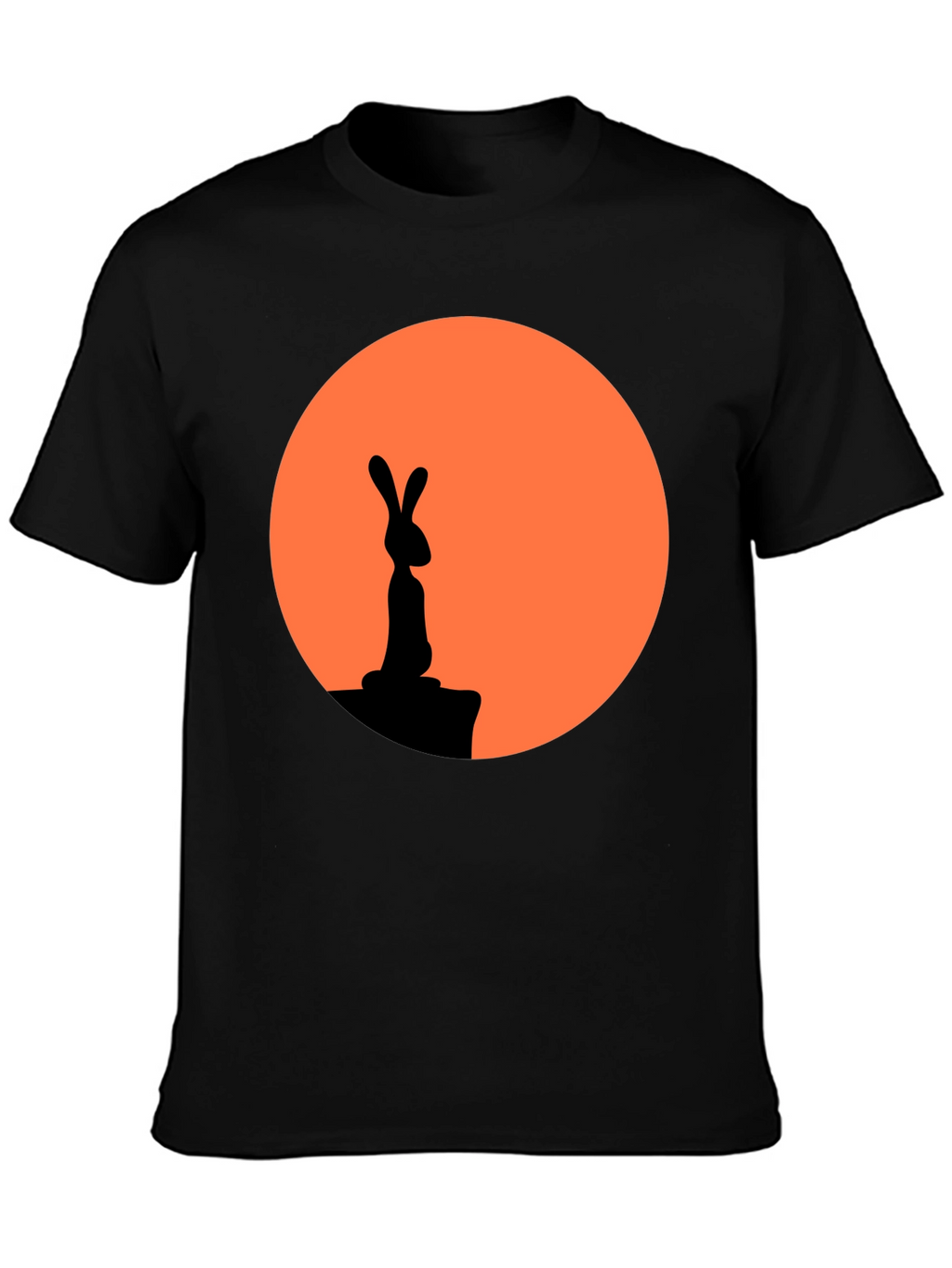Rabbit Silhouette Graphic Tee