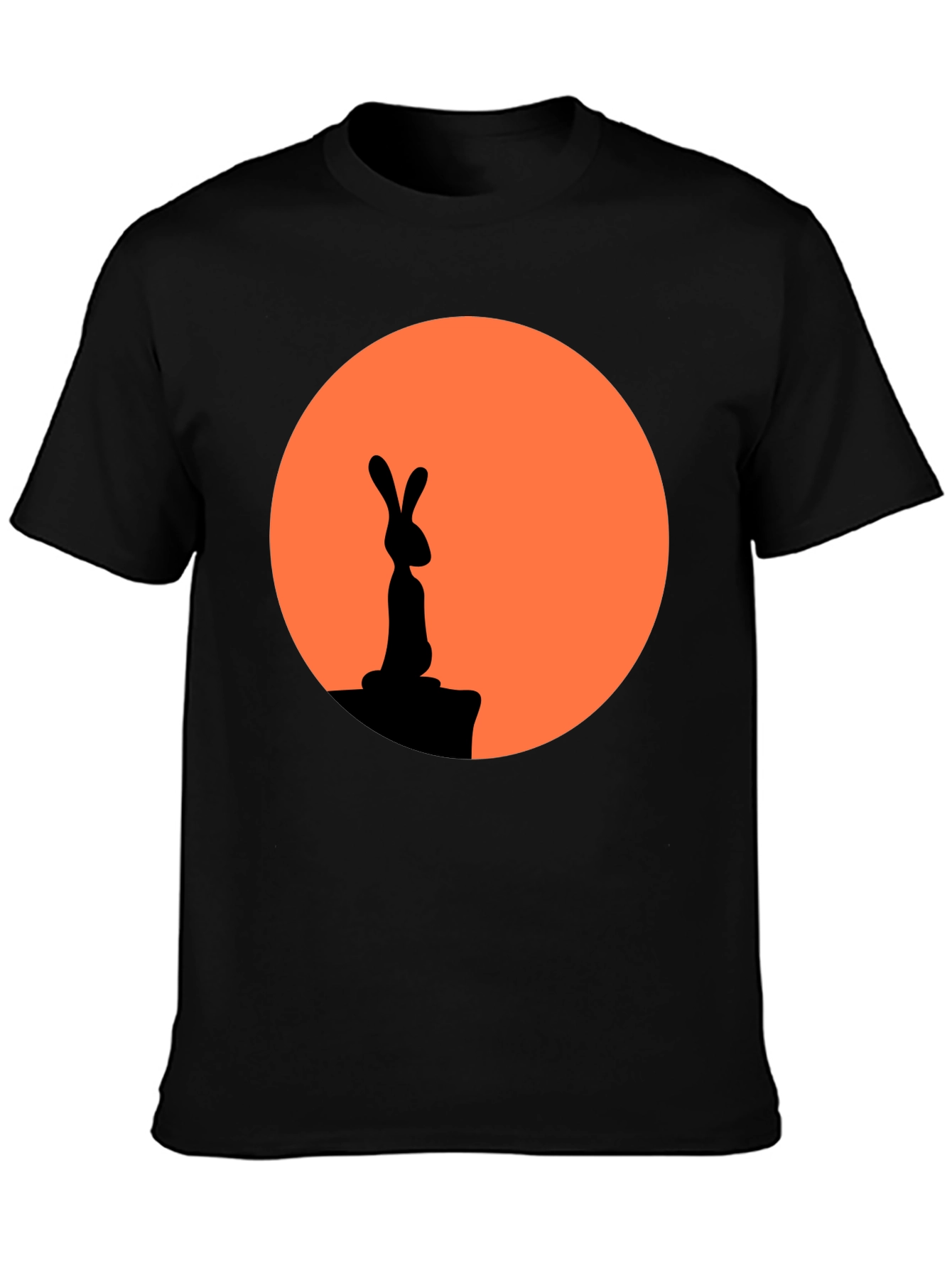 Rabbit Silhouette Graphic Tee