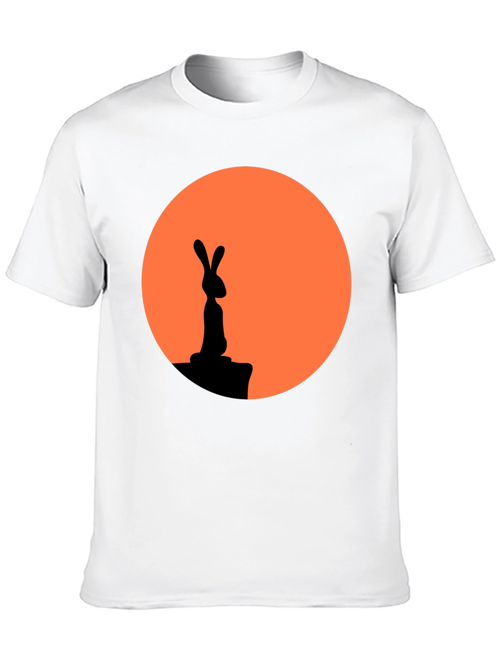 Rabbit Silhouette Graphic Tee