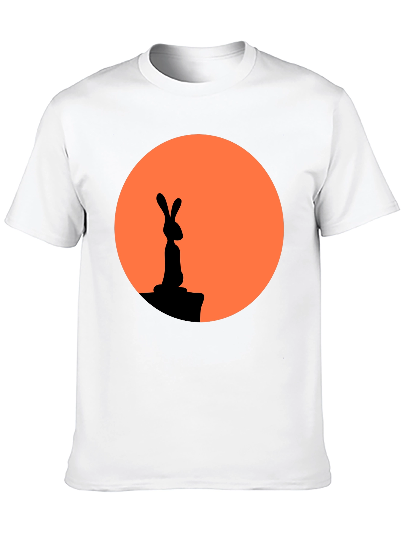 Rabbit Silhouette Graphic Tee