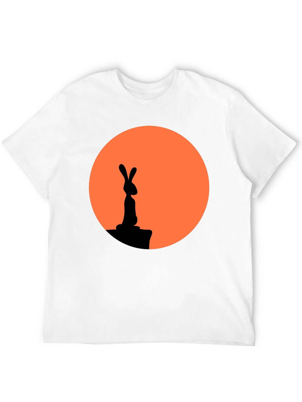 Rabbit Silhouette Graphic Tee