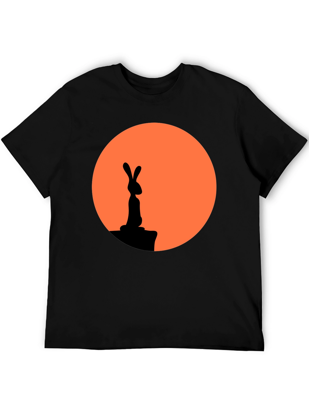 Rabbit Silhouette Graphic Tee