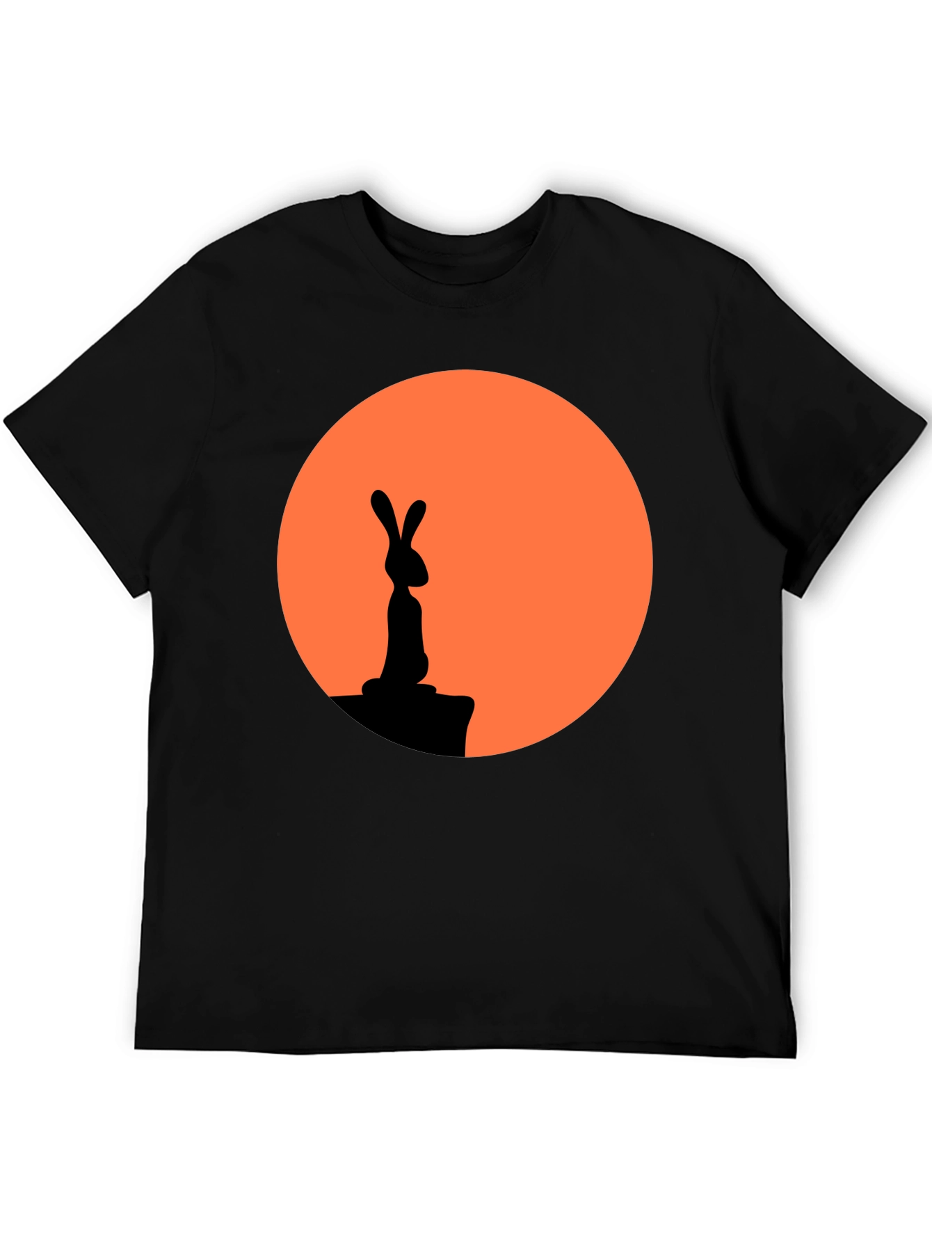 Rabbit Silhouette Graphic Tee