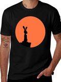 Rabbit Silhouette Graphic Tee