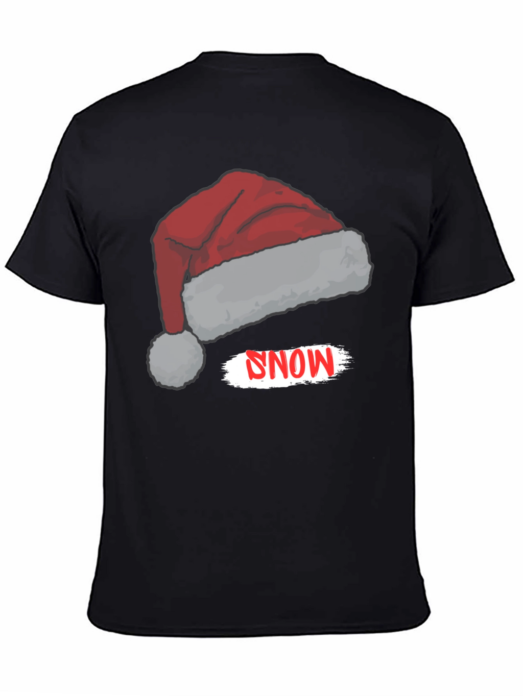 Snow Santa Hat Graphic Tee