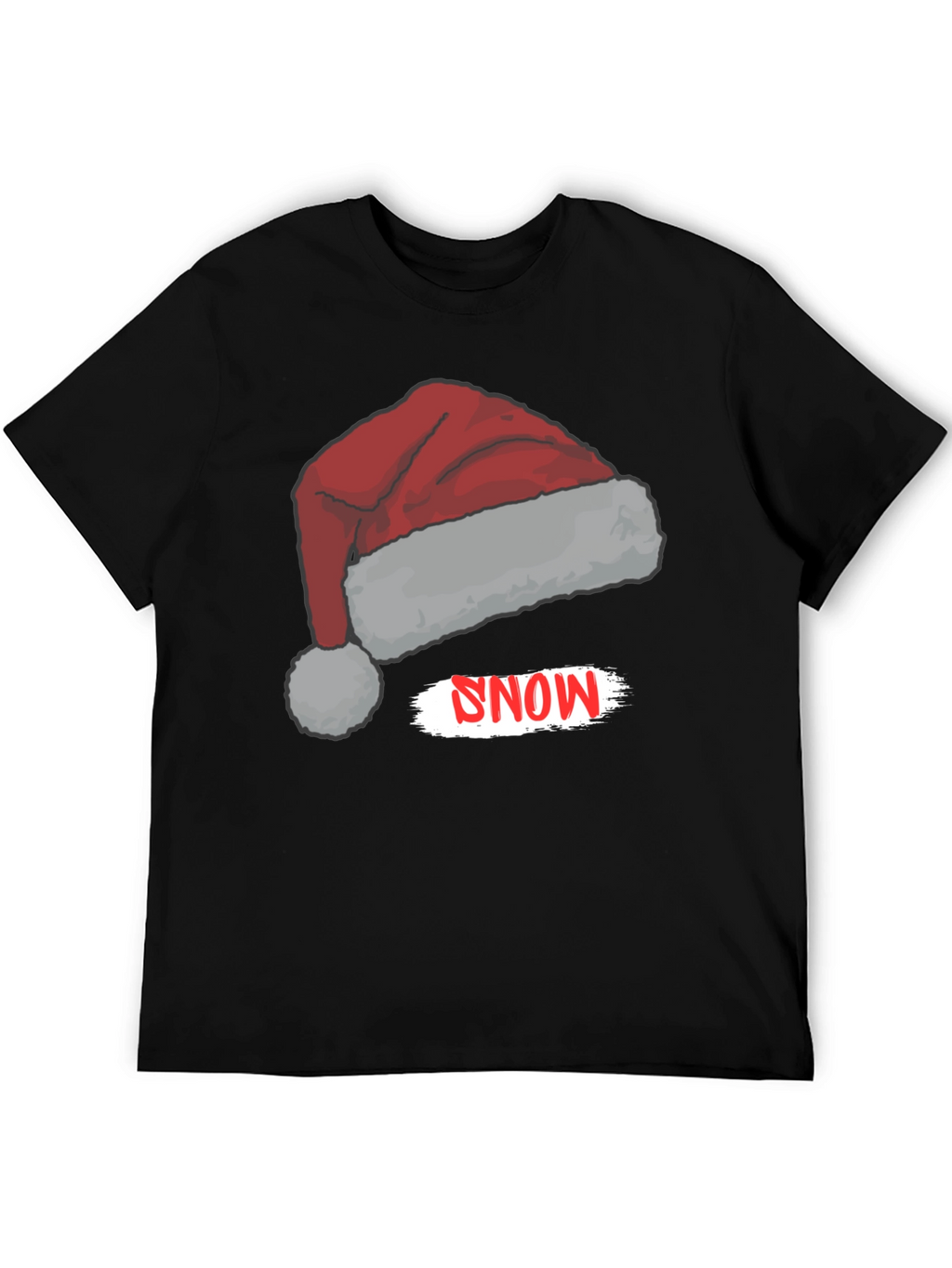 Snow Santa Hat Graphic Tee