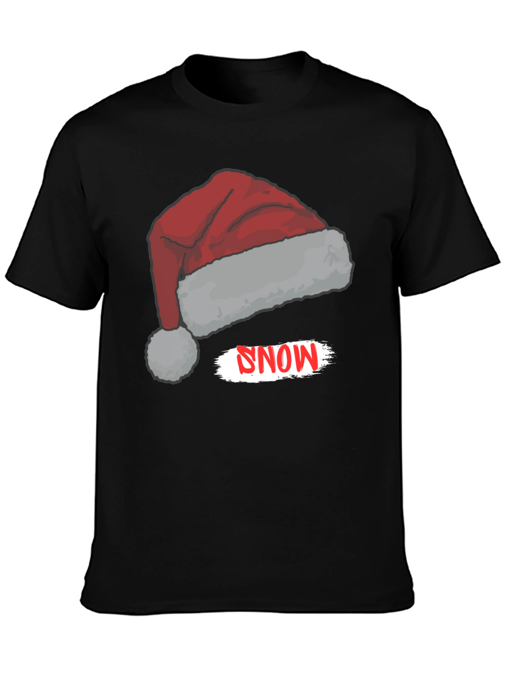 Snow Santa Hat Graphic Tee