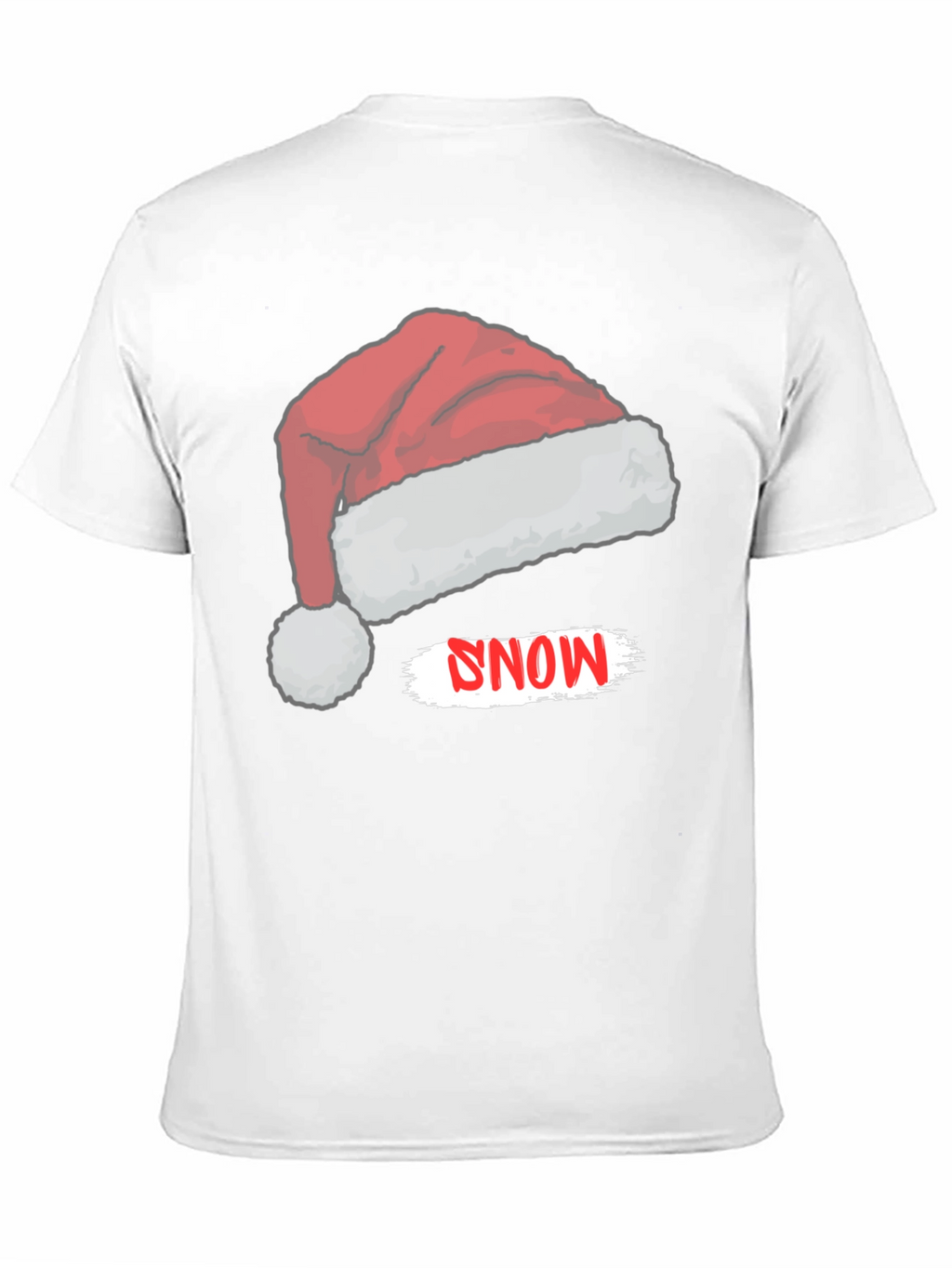 Snow Santa Hat Graphic Tee