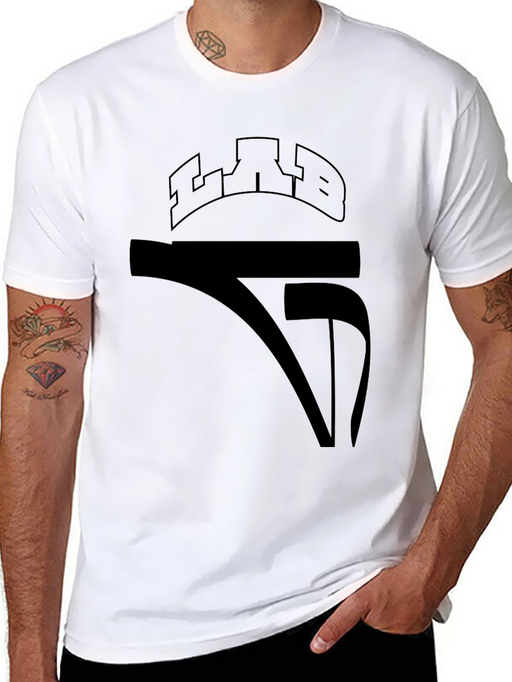 Black Graphic T-Shirt - Mens Casual Wear