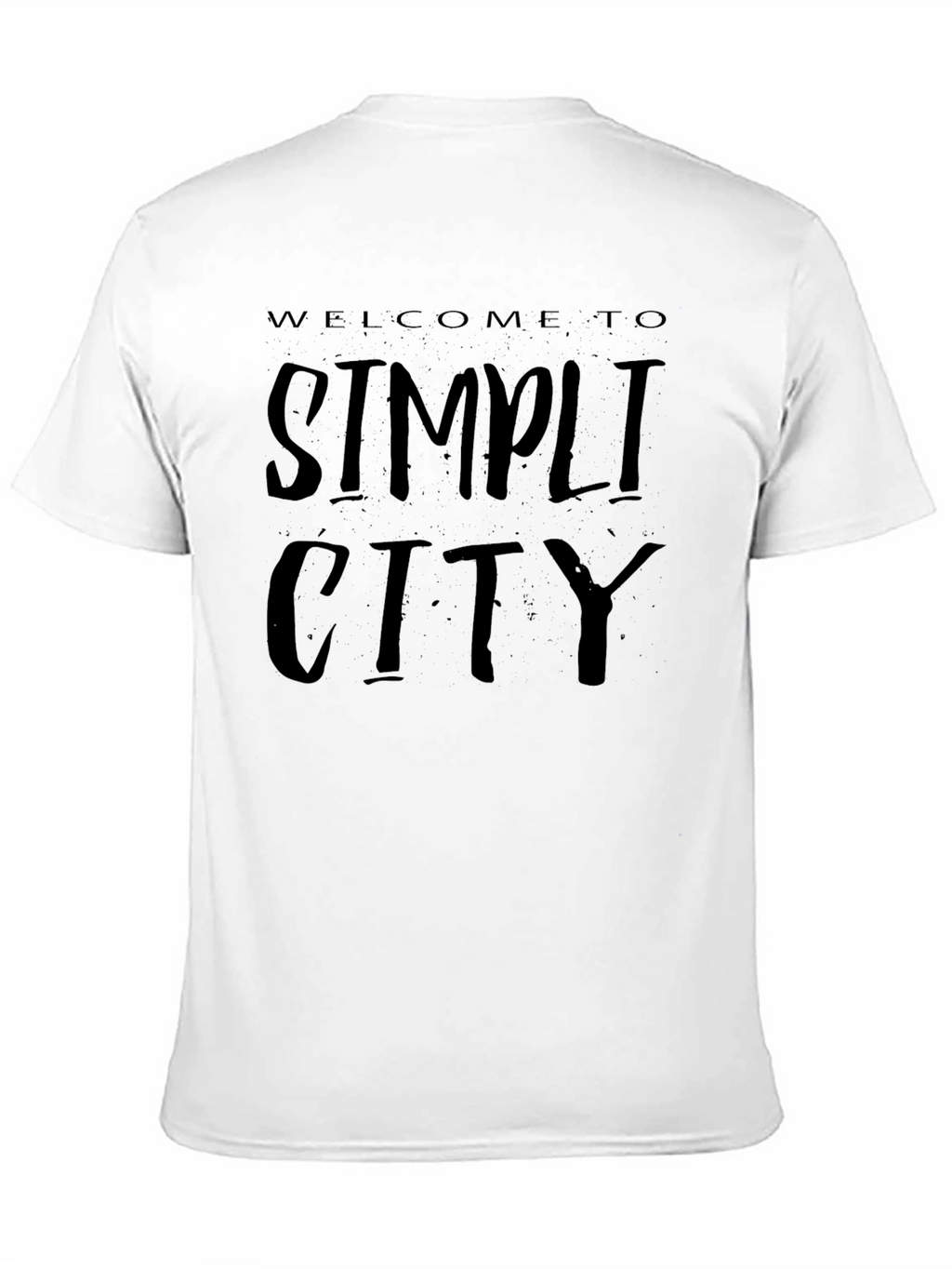 Welcome to Simplicity City Black T-Shirt