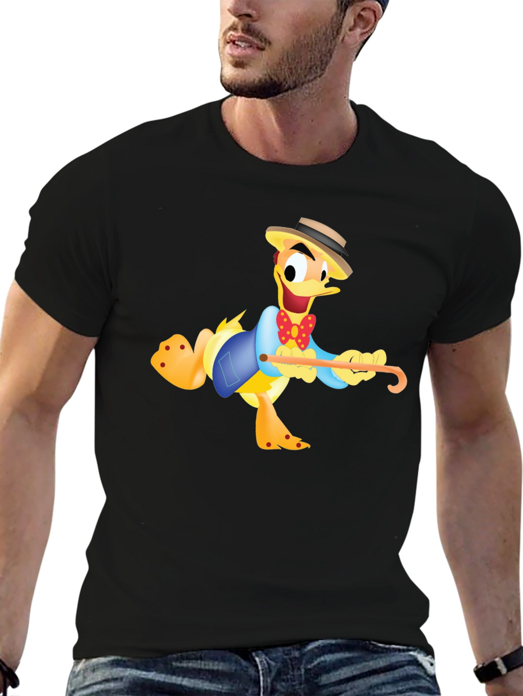 Cartoon Duck T-Shirt - Funny Character Tee