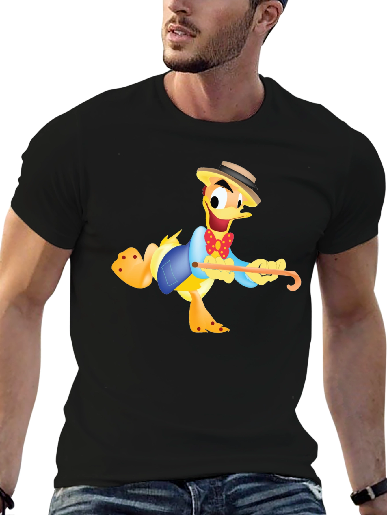 Cartoon Duck T-Shirt - Funny Character Tee