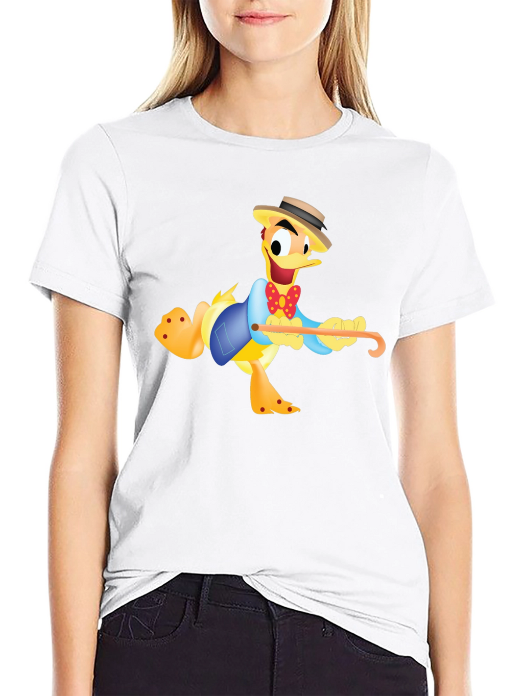 Cartoon Duck T-Shirt - Funny Character Tee