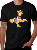 Cartoon Duck T-Shirt - Funny Character Tee