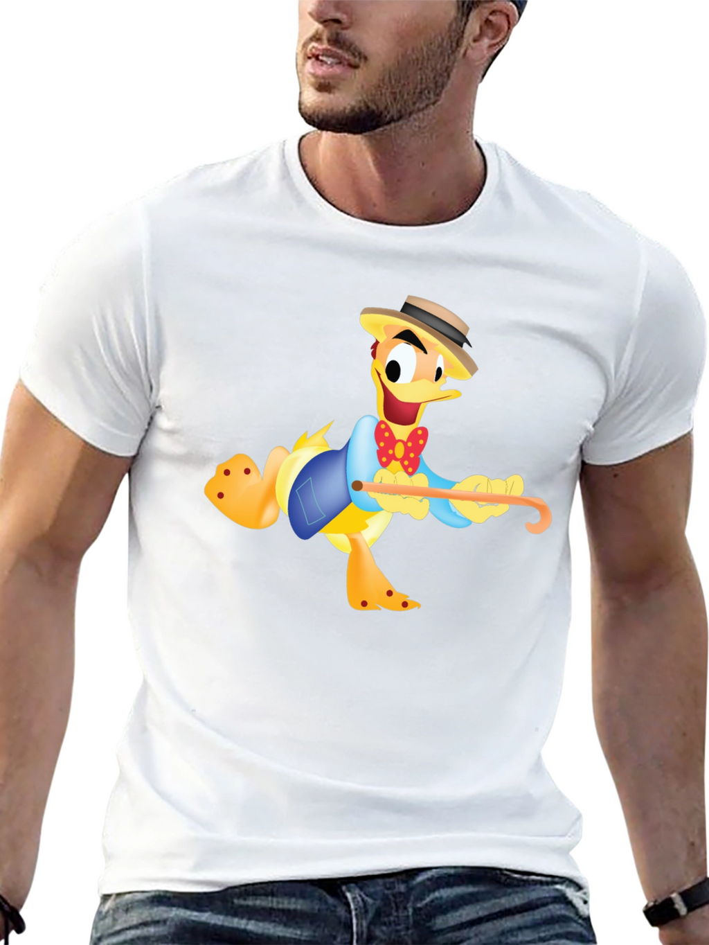Cartoon Duck T-Shirt - Funny Character Tee