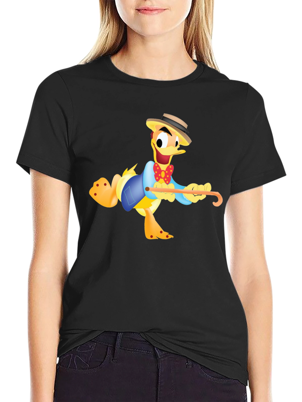 Cartoon Duck T-Shirt - Funny Character Tee
