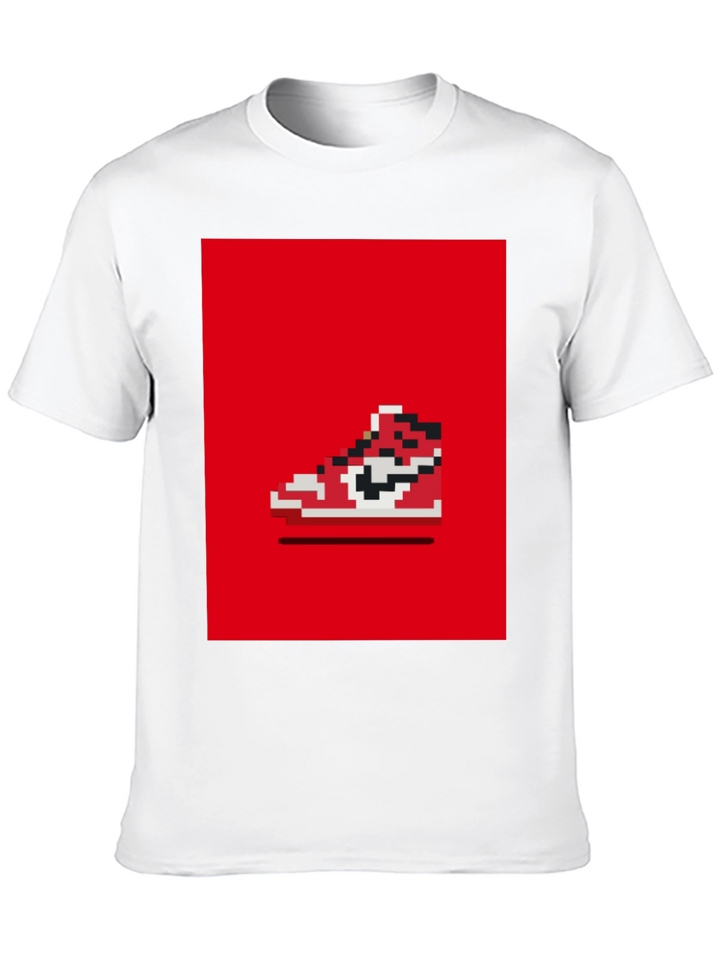 Pixel Sneaker Tee - Retro Gaming Style