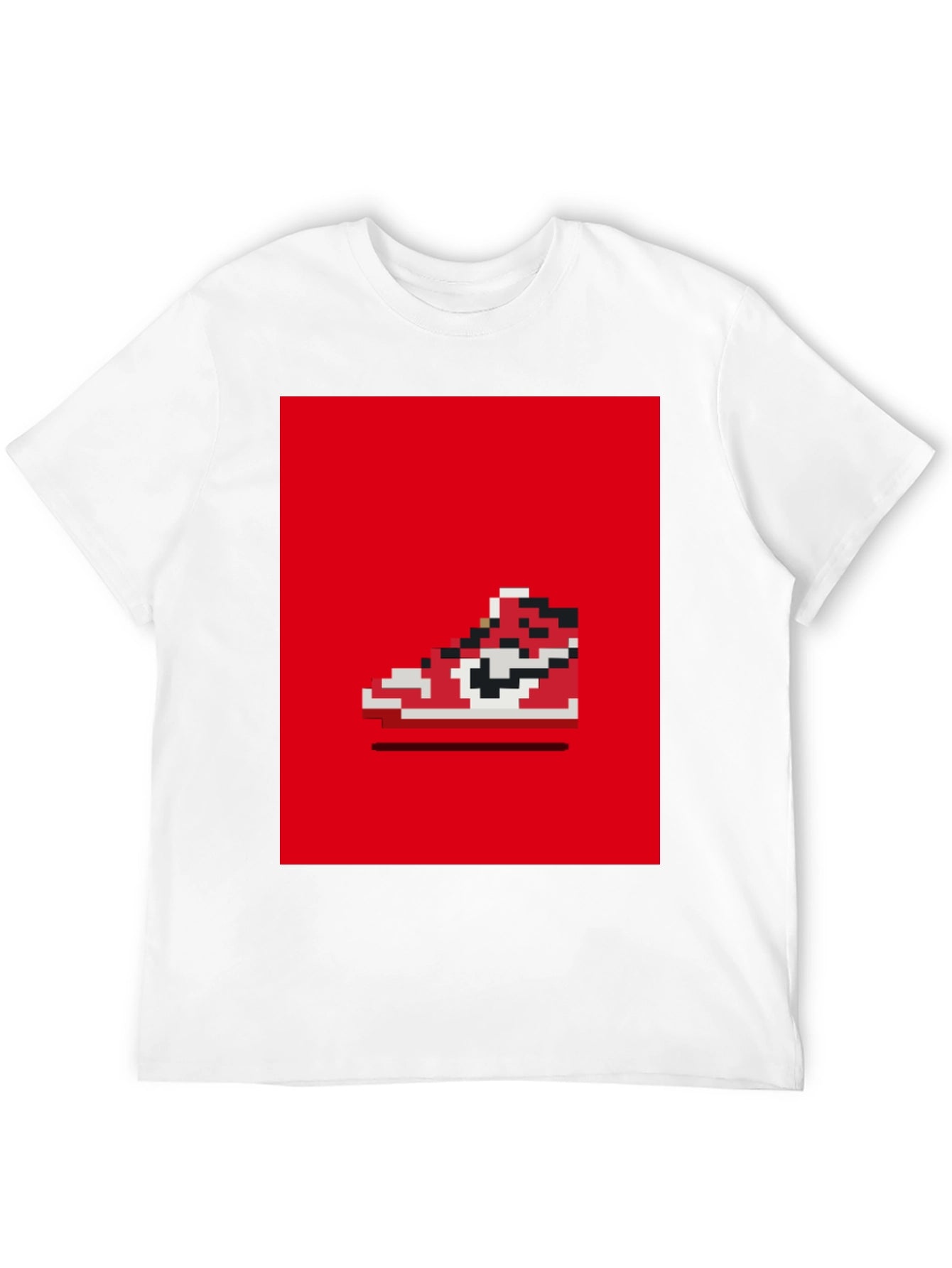 Pixel Sneaker Tee - Retro Gaming Style