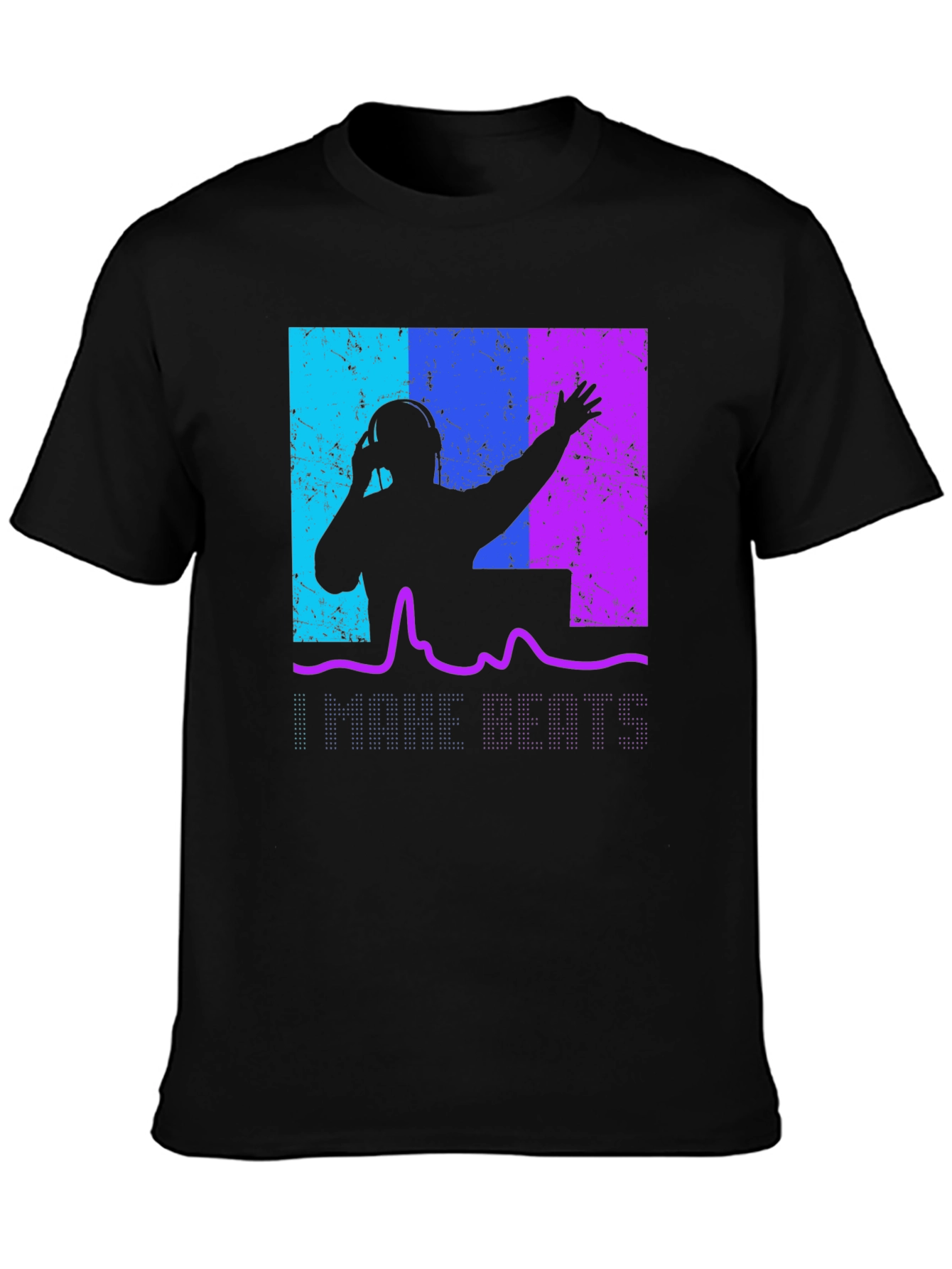 DJ I Make Beats Graphic Tee - Cool Music Lover T-Shirt