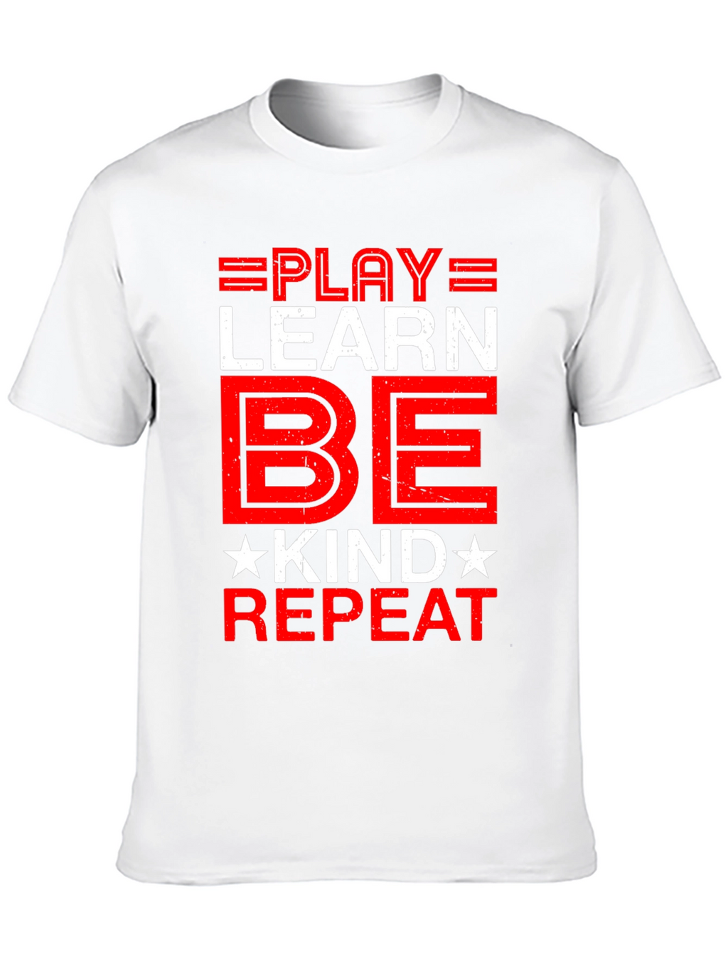 Play Learn Be Kind Repeat Graphic Tee