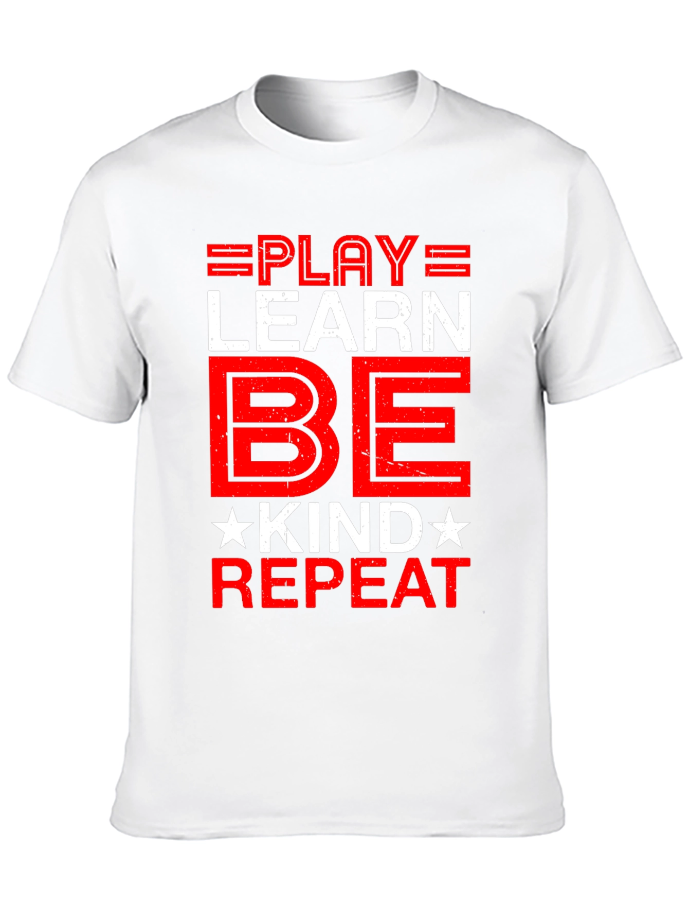 Play Learn Be Kind Repeat Graphic Tee