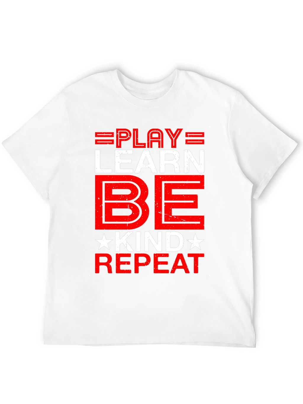 Play Learn Be Kind Repeat Graphic Tee