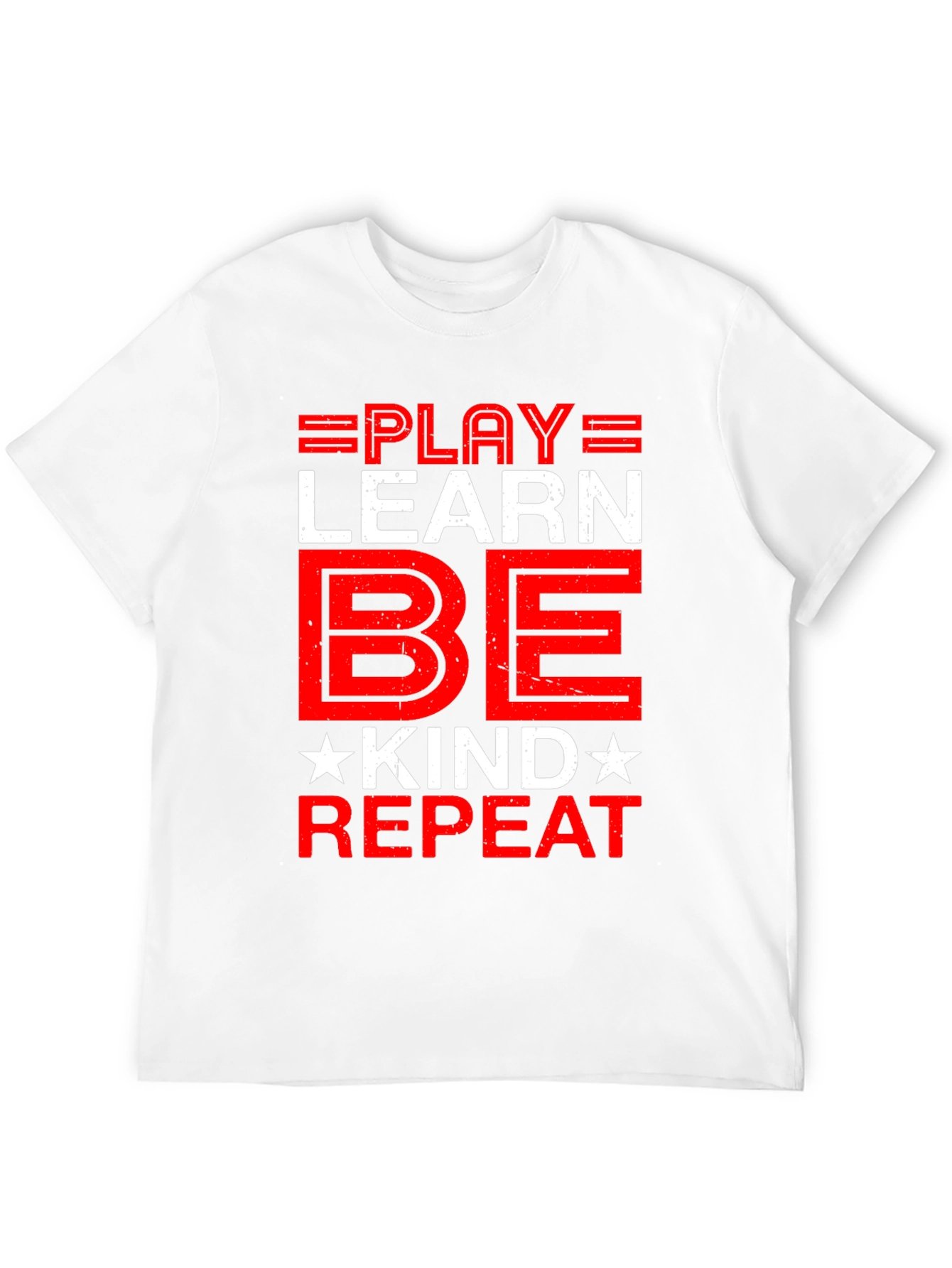 Play Learn Be Kind Repeat Graphic Tee