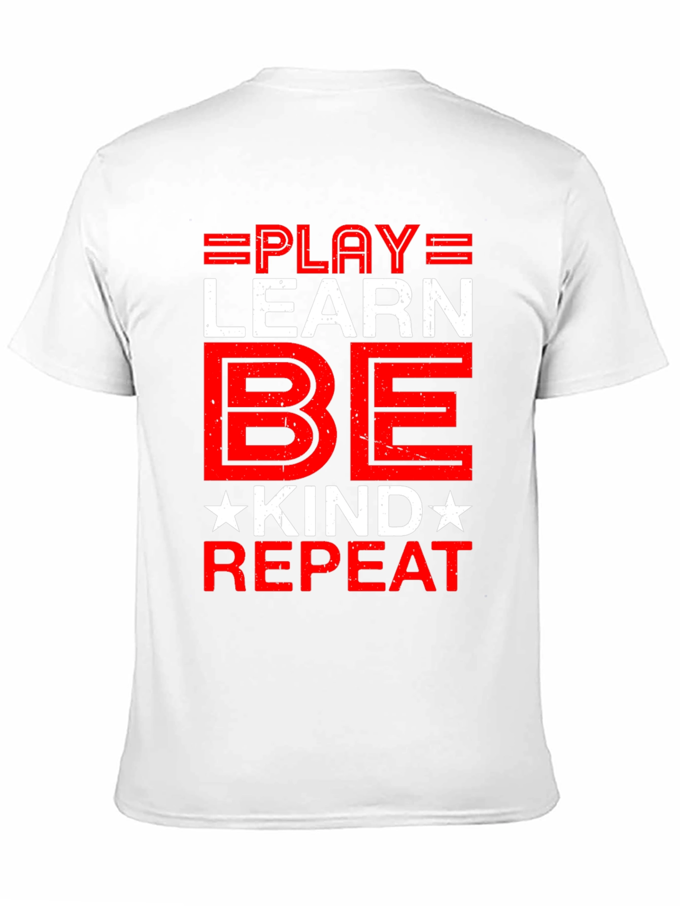 Play Learn Be Kind Repeat Graphic Tee