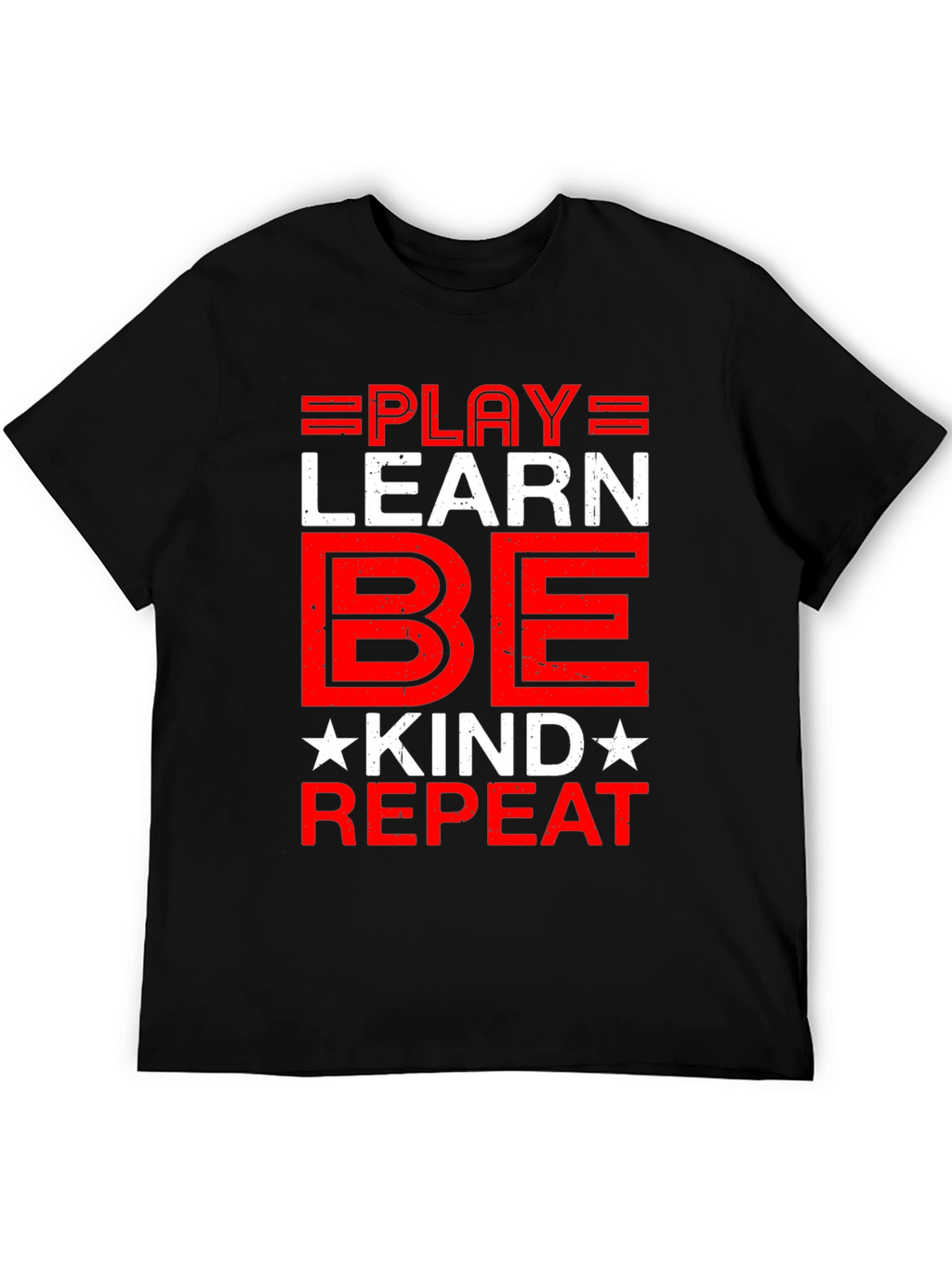 Play Learn Be Kind Repeat Graphic Tee