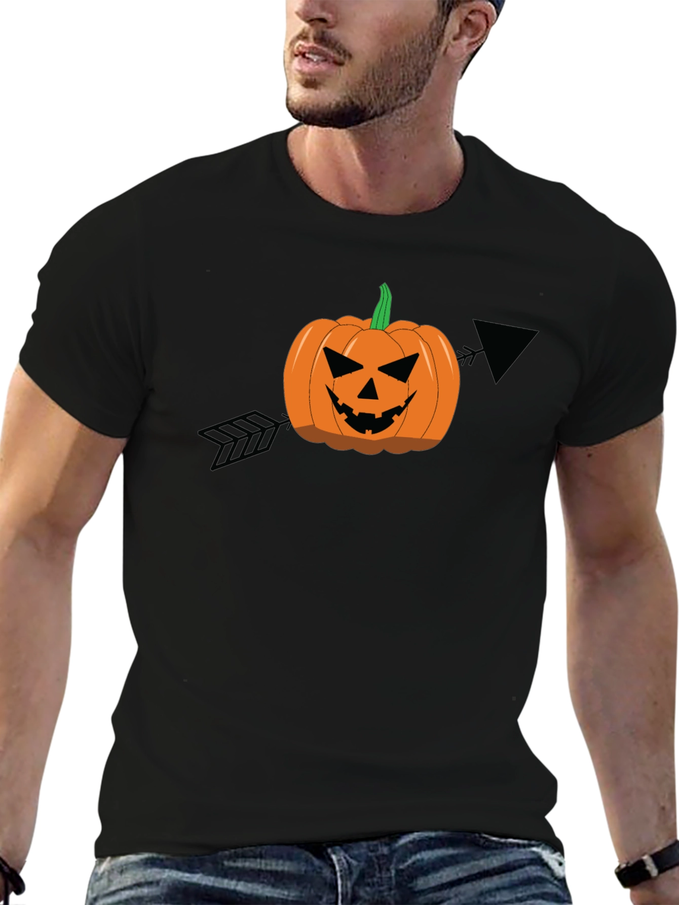 Halloween Pumpkin Arrow T-Shirt