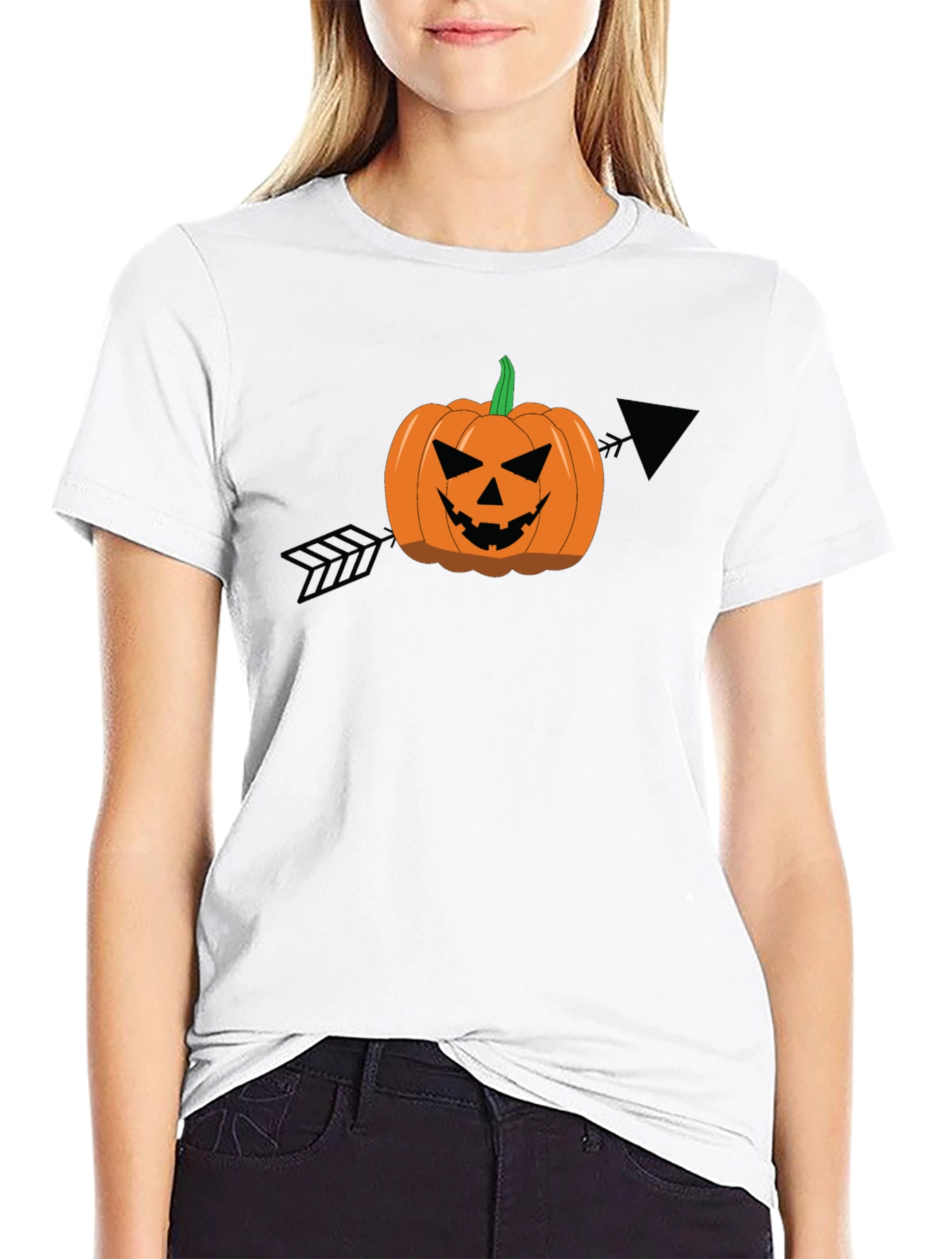 Halloween Pumpkin Arrow T-Shirt