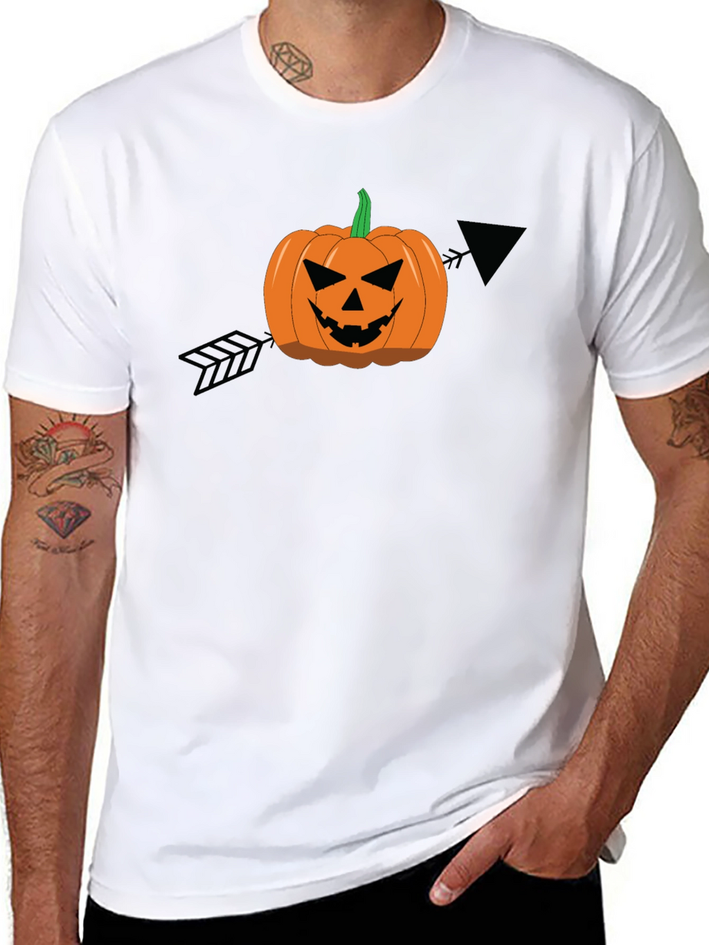 Halloween Pumpkin Arrow T-Shirt