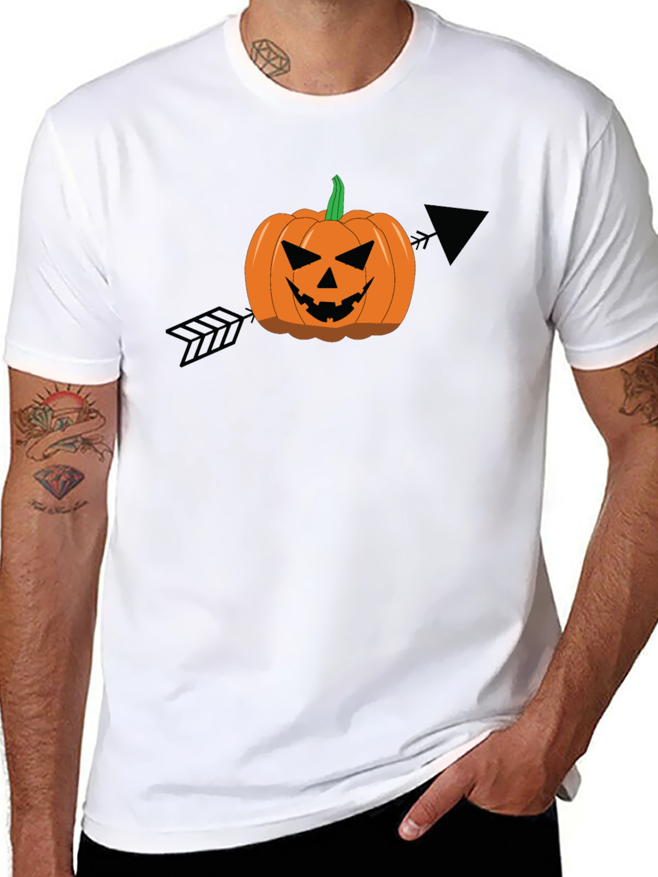 Halloween Pumpkin Arrow T-Shirt