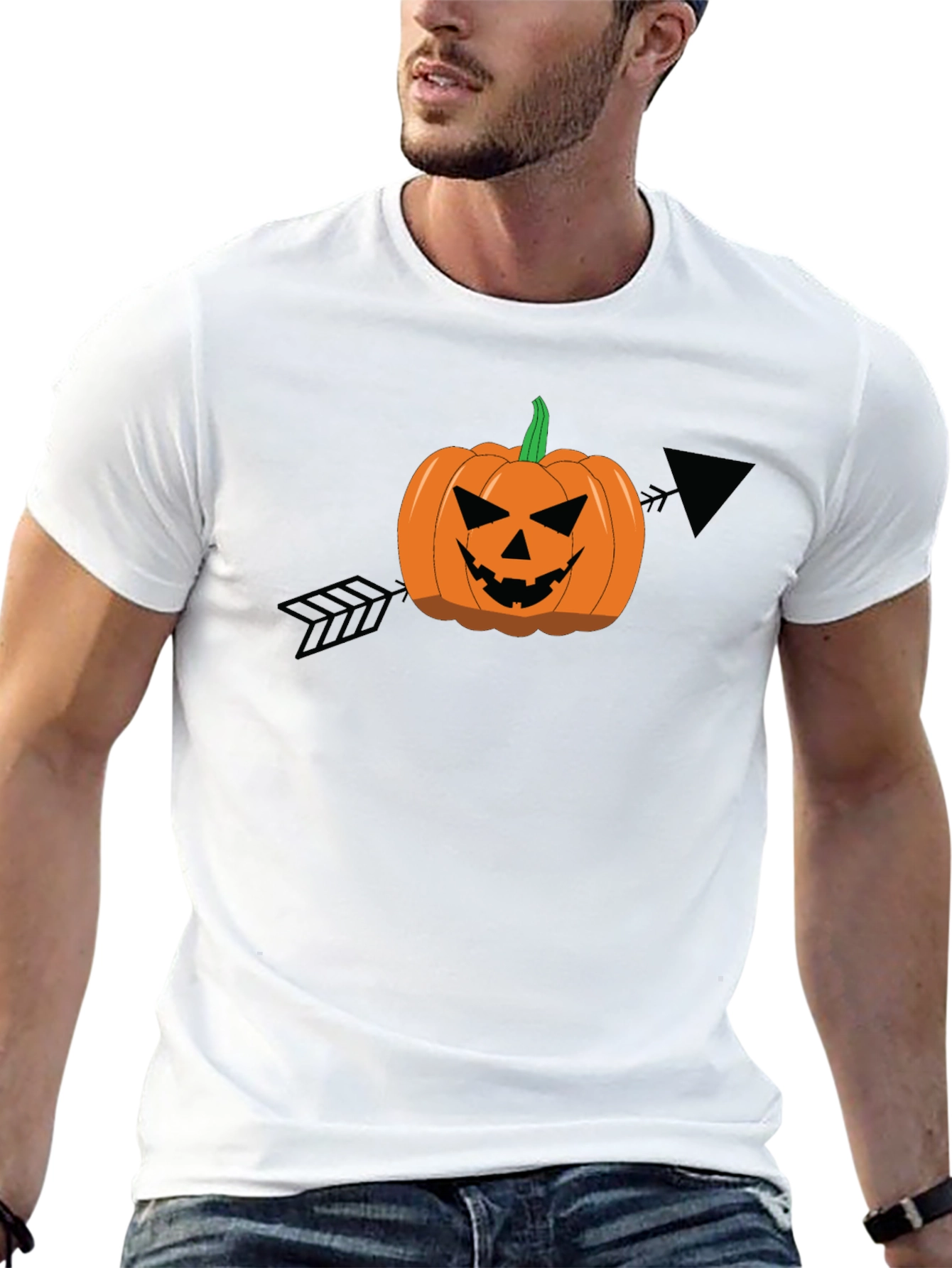 Halloween Pumpkin Arrow T-Shirt