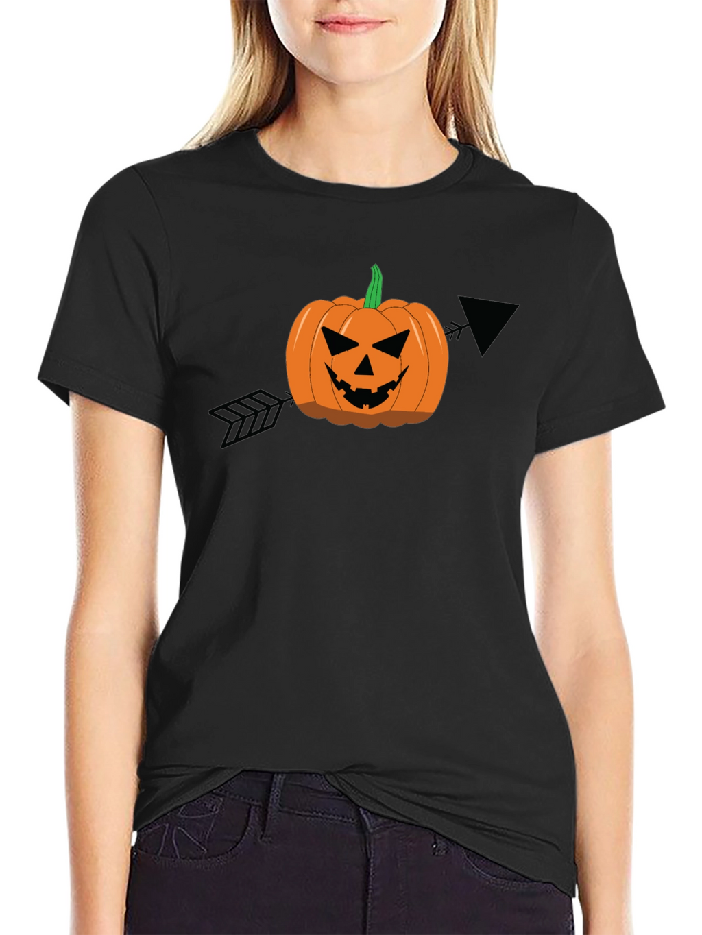 Halloween Pumpkin Arrow T-Shirt