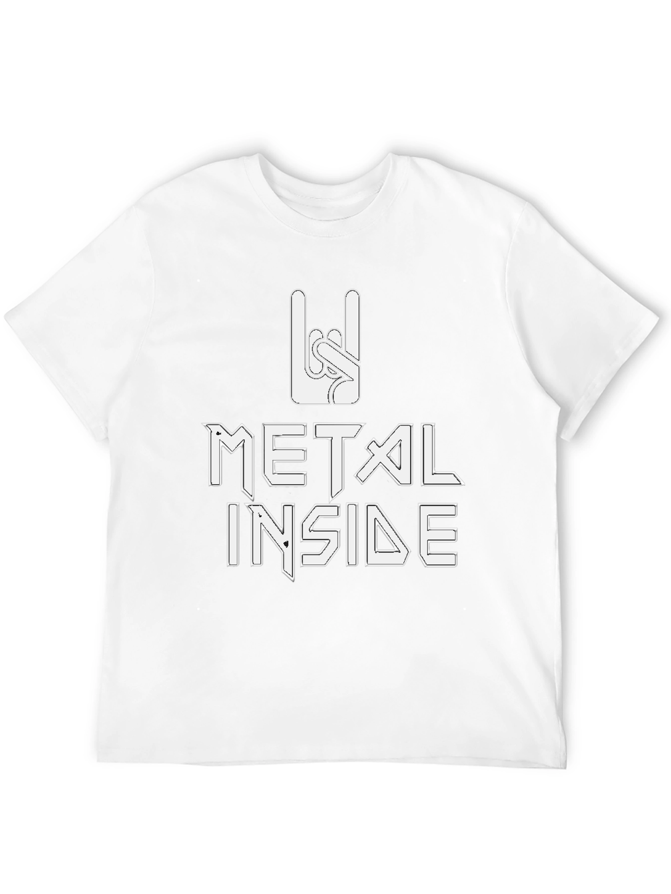 Metal Inside Graphic Tee - Rock On!