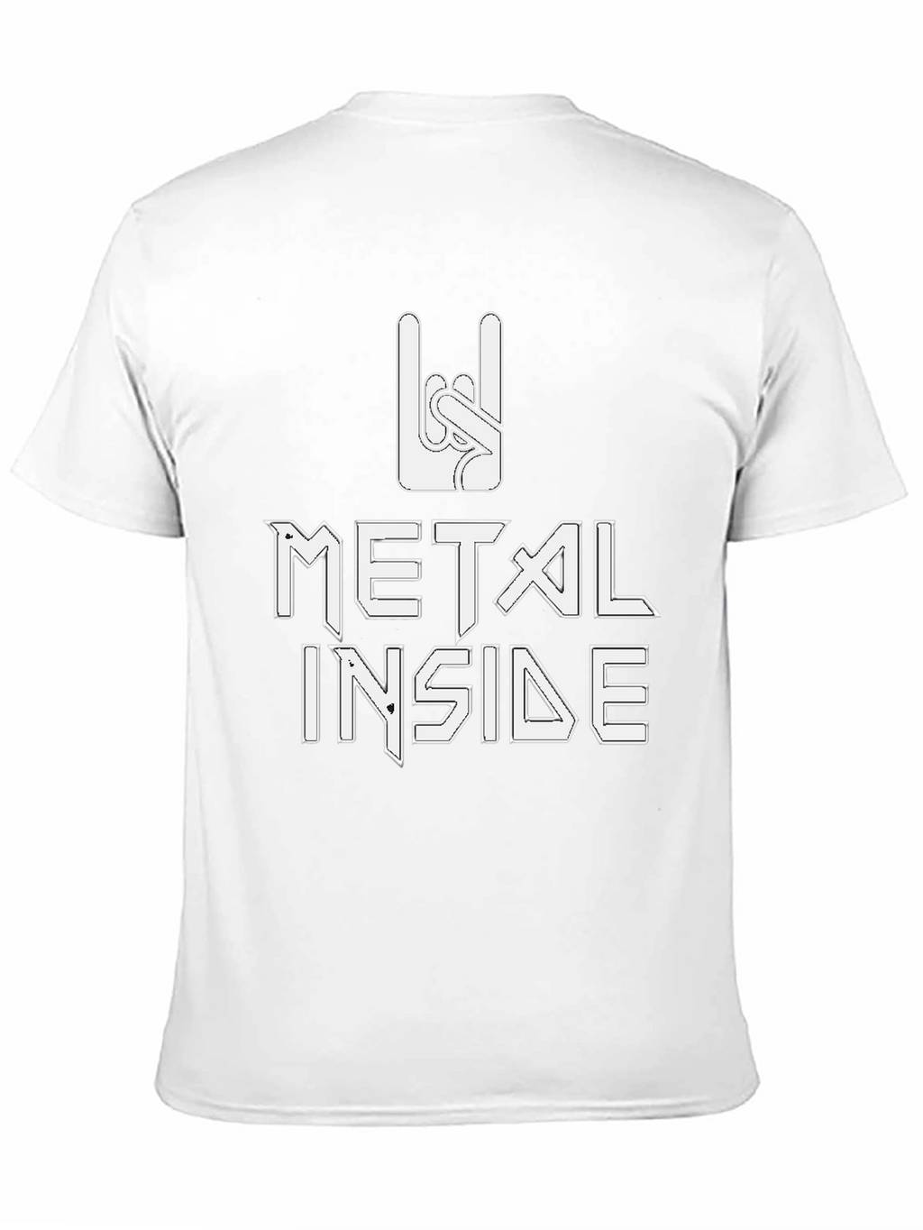Metal Inside Graphic Tee - Rock On!