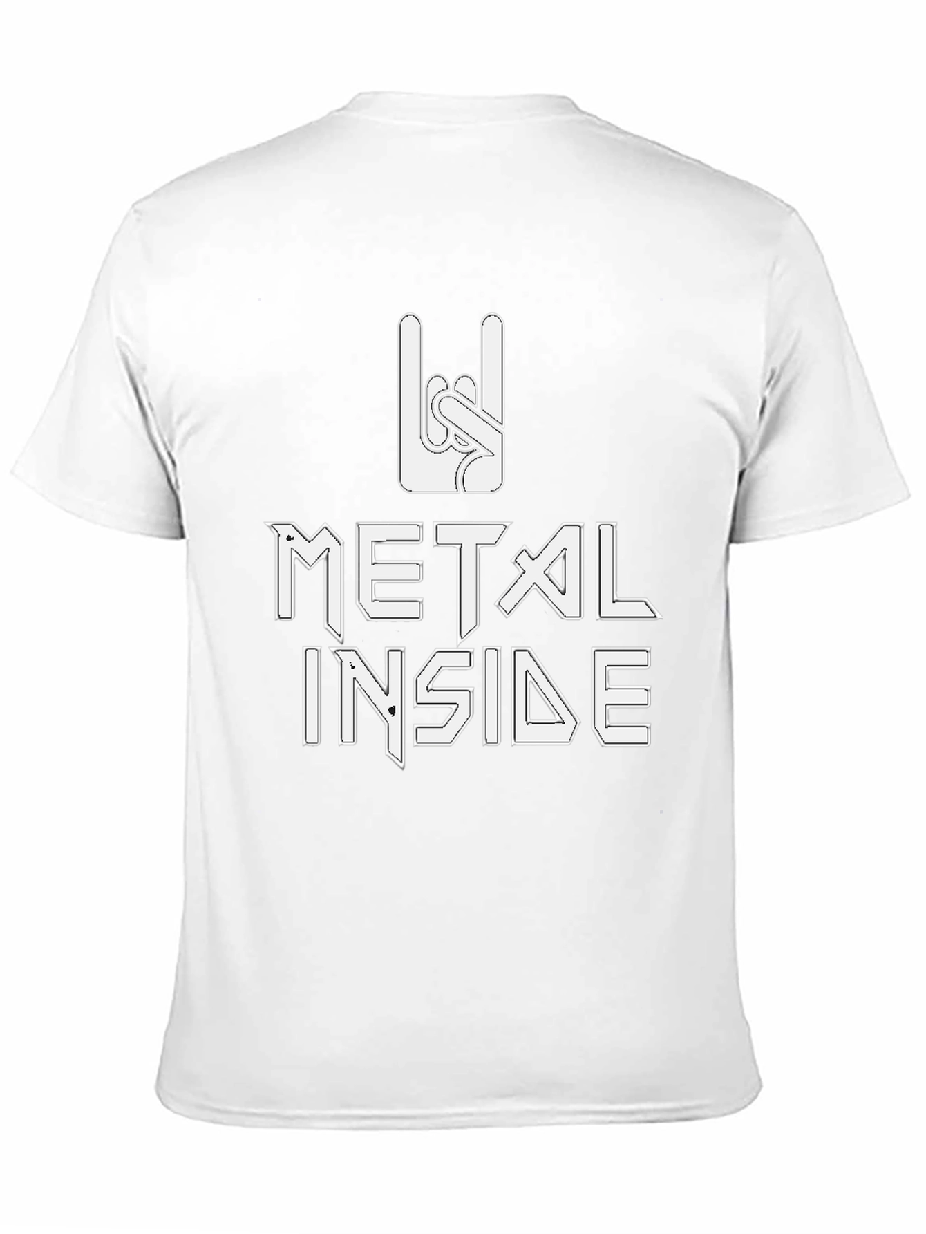 Metal Inside Graphic Tee - Rock On!