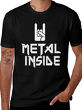 Metal Inside Graphic Tee - Rock On!