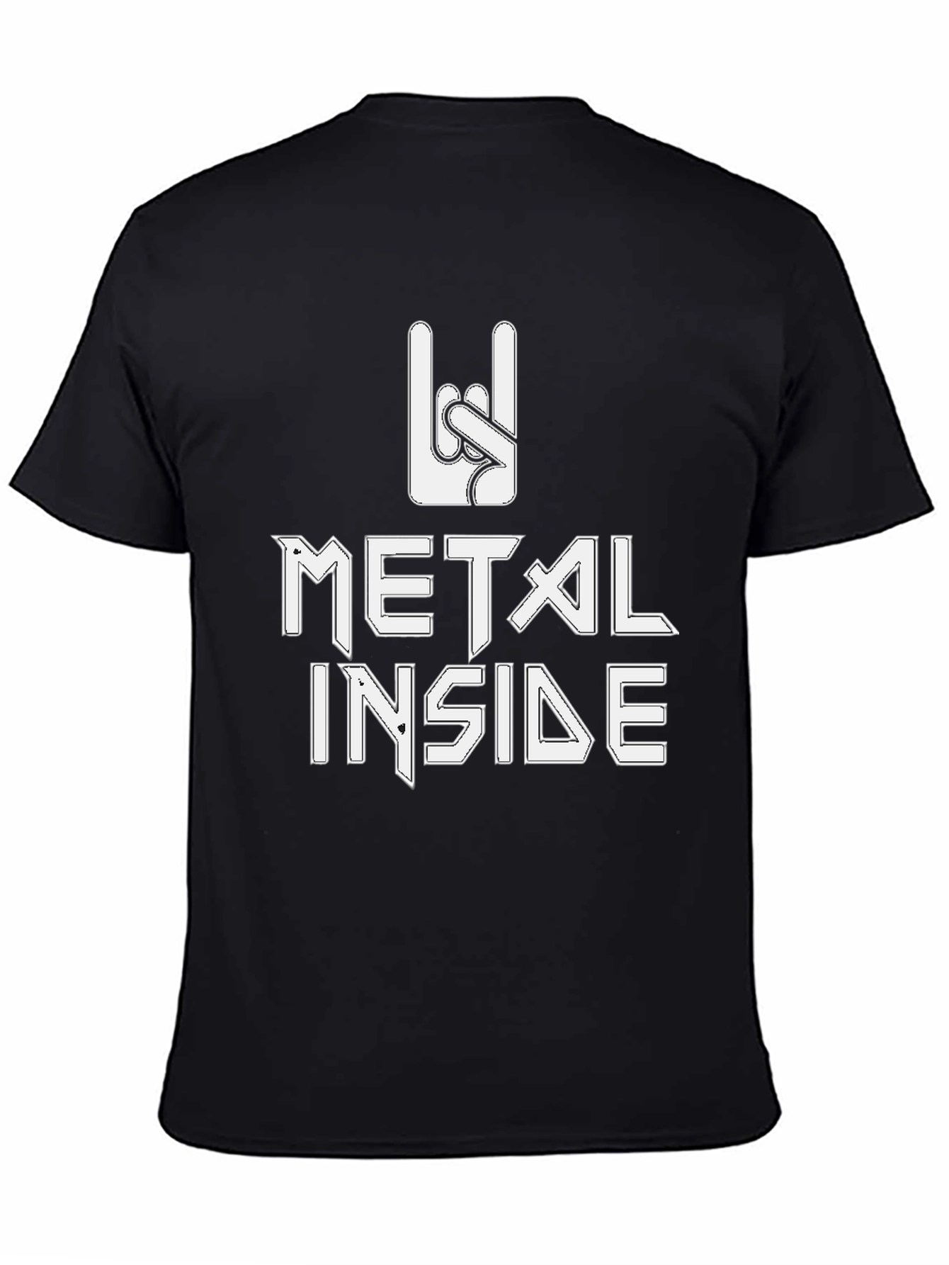 Metal Inside Graphic Tee - Rock On!