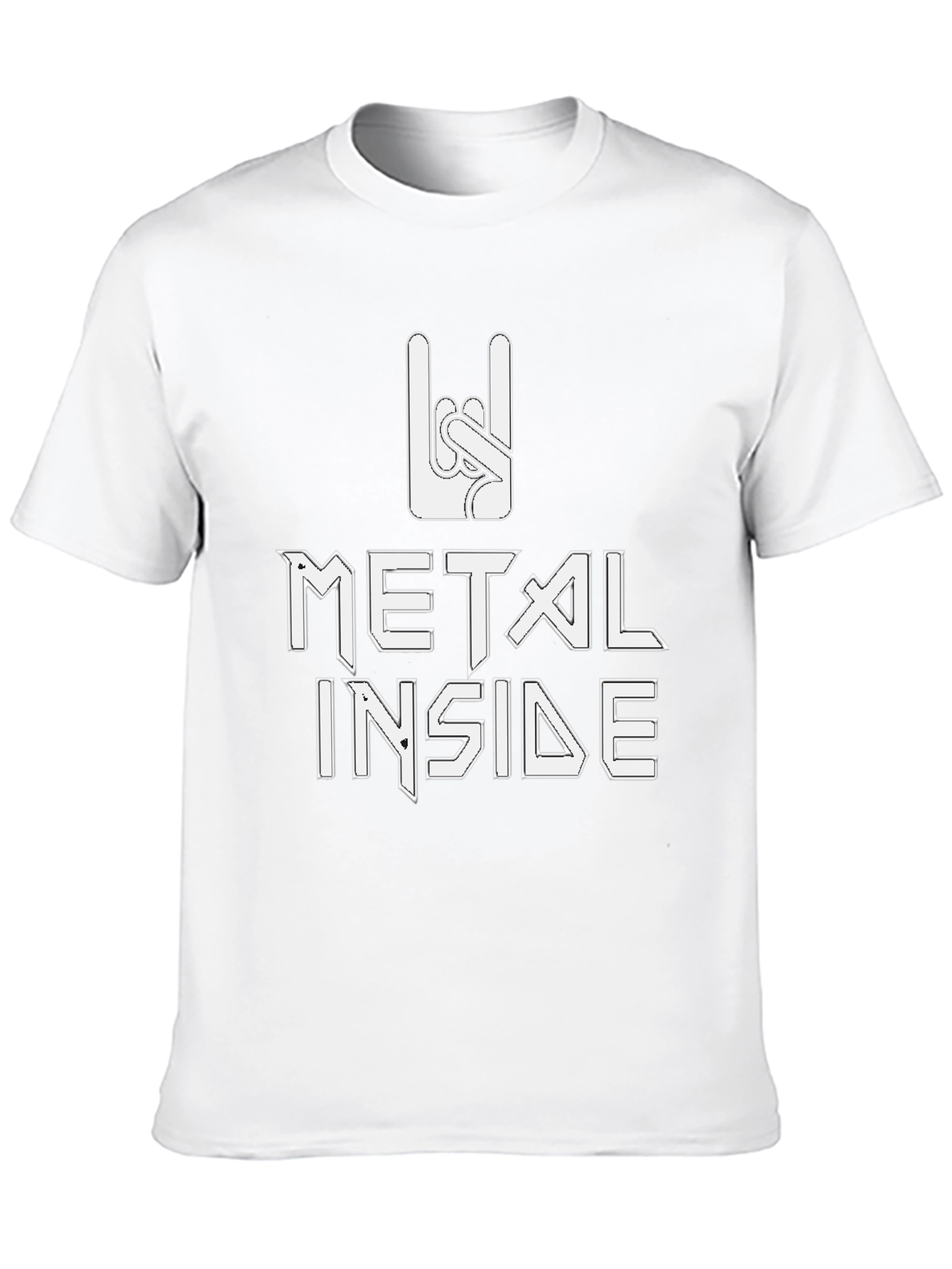 Metal Inside Graphic Tee - Rock On!