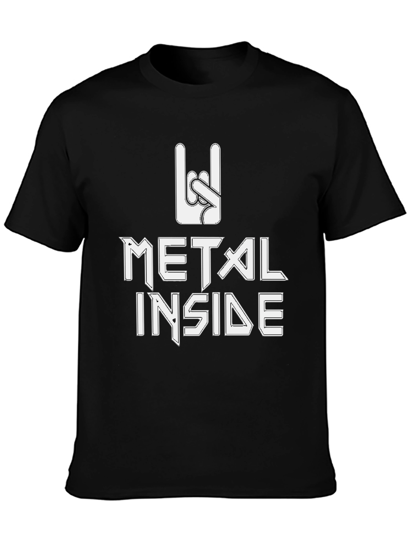 Metal Inside Graphic Tee - Rock On!