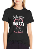 Schlager Mutti On Tour Graphic T-Shirt