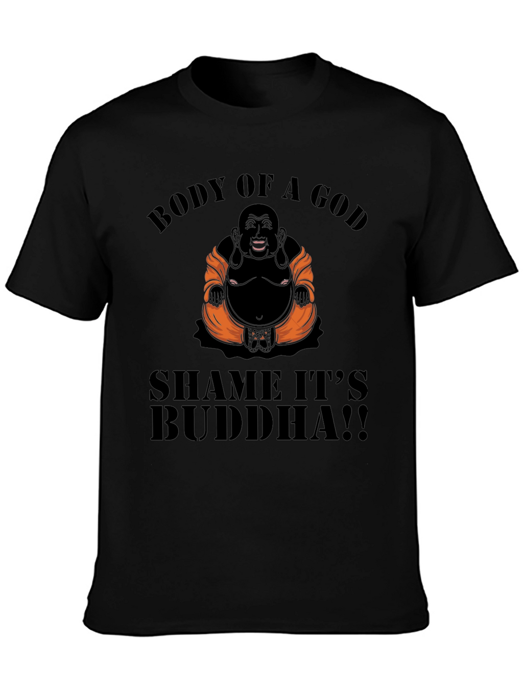 Body of a God Buddha Graphic T-Shirt