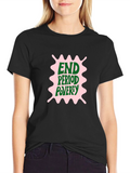 End Period Poverty Graphic Tee - Black