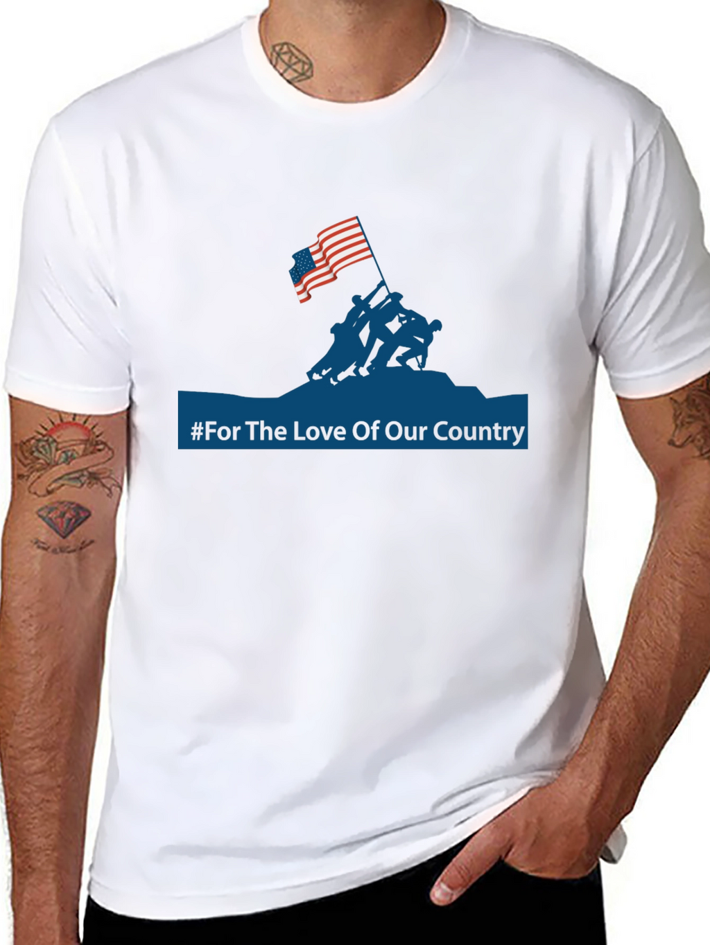 Patriotic Tee: For the Love of Our Country