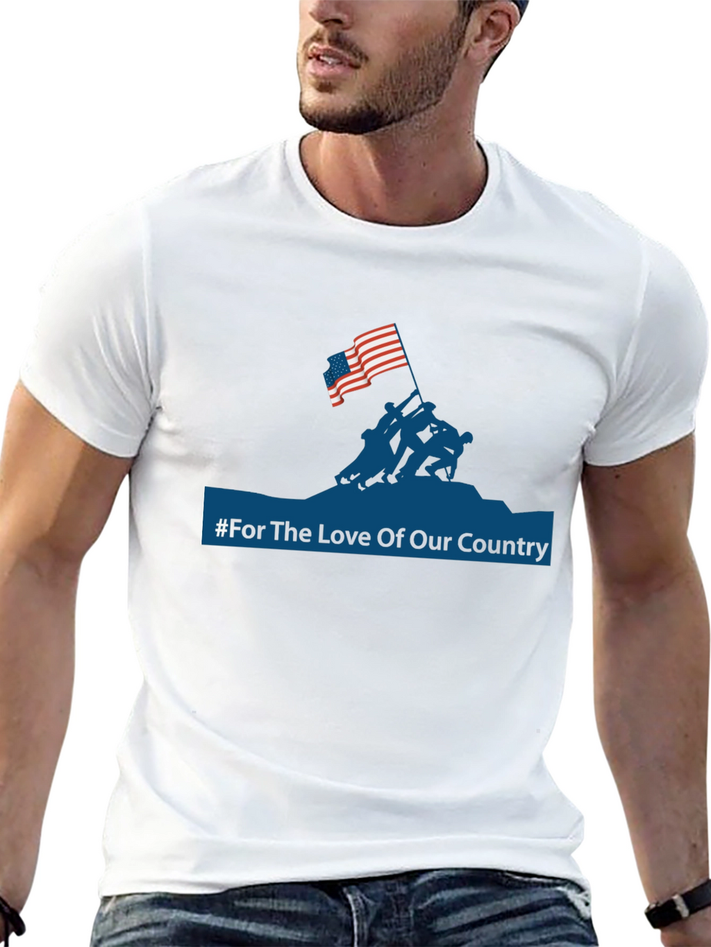 Patriotic Tee: For the Love of Our Country